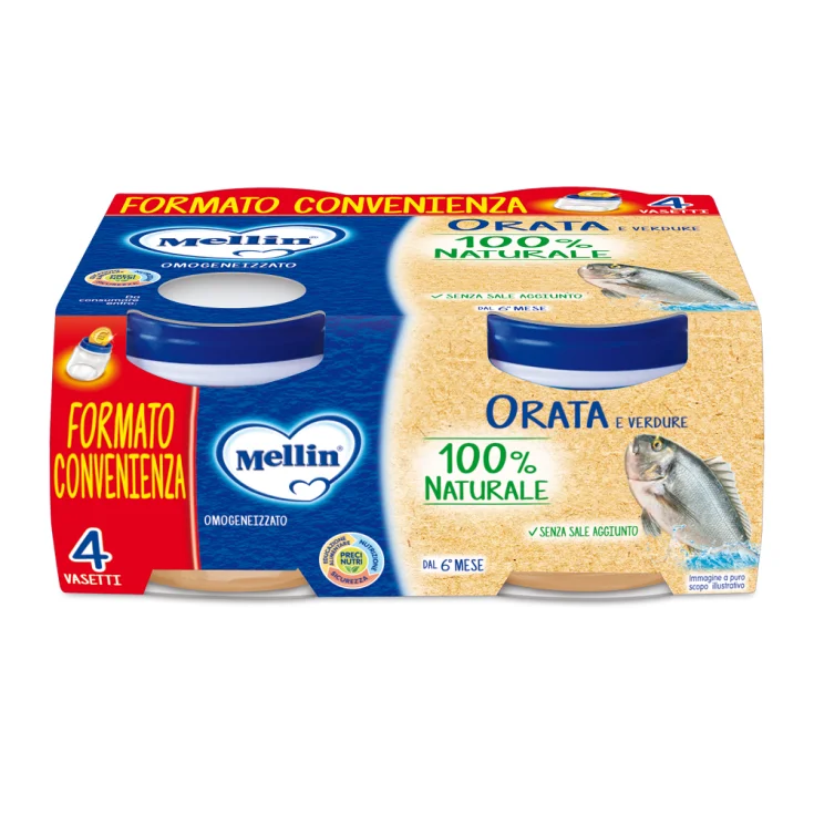 Sea Bream And Vegetables Mellin 4x80g