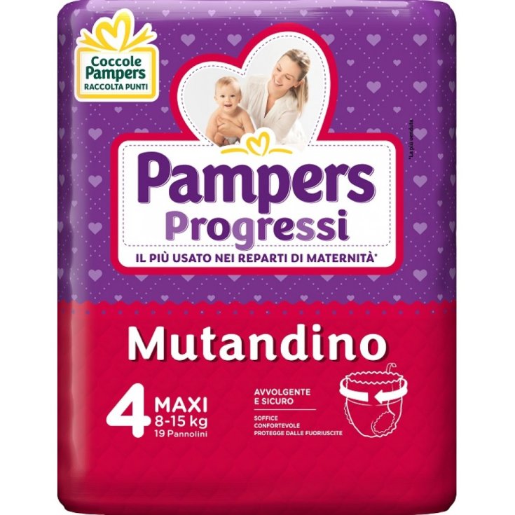 Pampers Progressi Panty Tg4 19 Pcs - Loreto Pharmacy