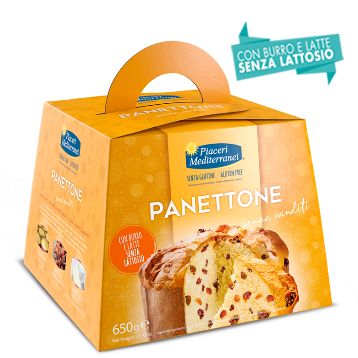 Panettone Without Candied Piaceri Mediterranei 650g