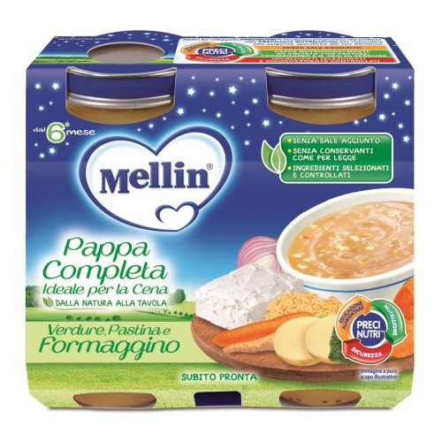 Complete Meal Verd / Pastina Veal Mellin 2x250g - Loreto Pharmacy