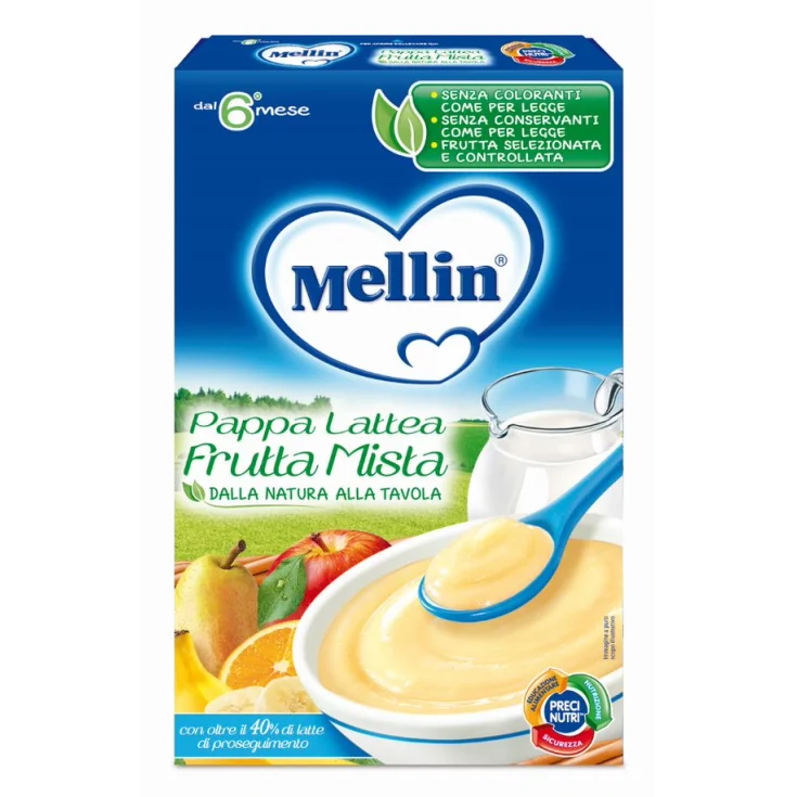 Pappa Lattea Mixed Fruit Mellin 250g