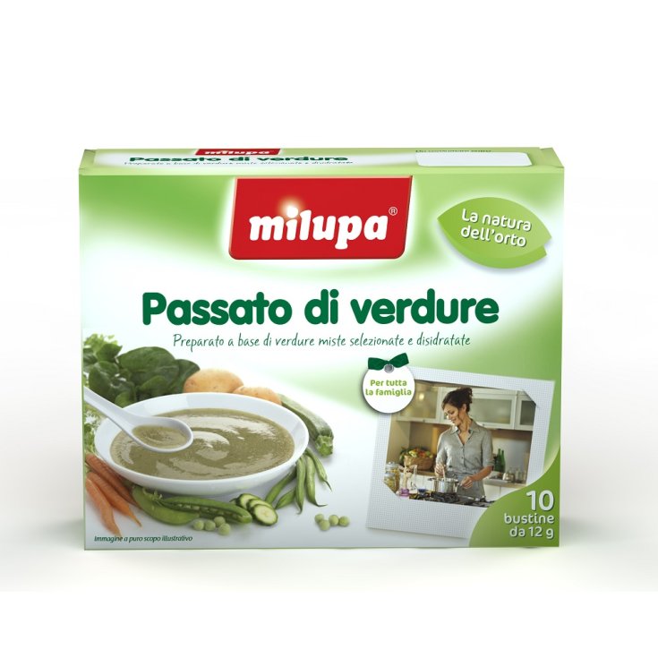 Pureed Vegetables Milupa 10 Sachets Of 12g