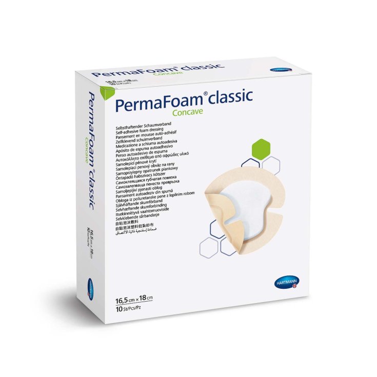 PermaFoam Classic Concave 16,5x18 Hartmann 10 Pieces