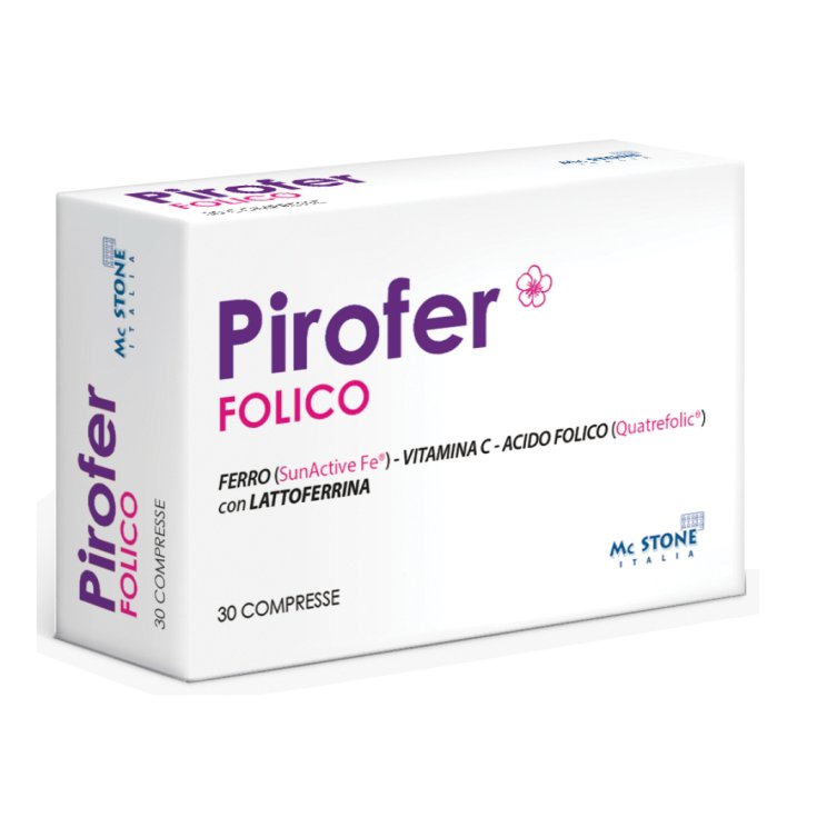 Pirofer Folico Mc Stone 30 Tablets