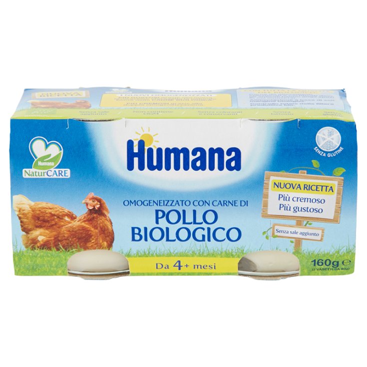 Humana Organic Chicken 4x80g