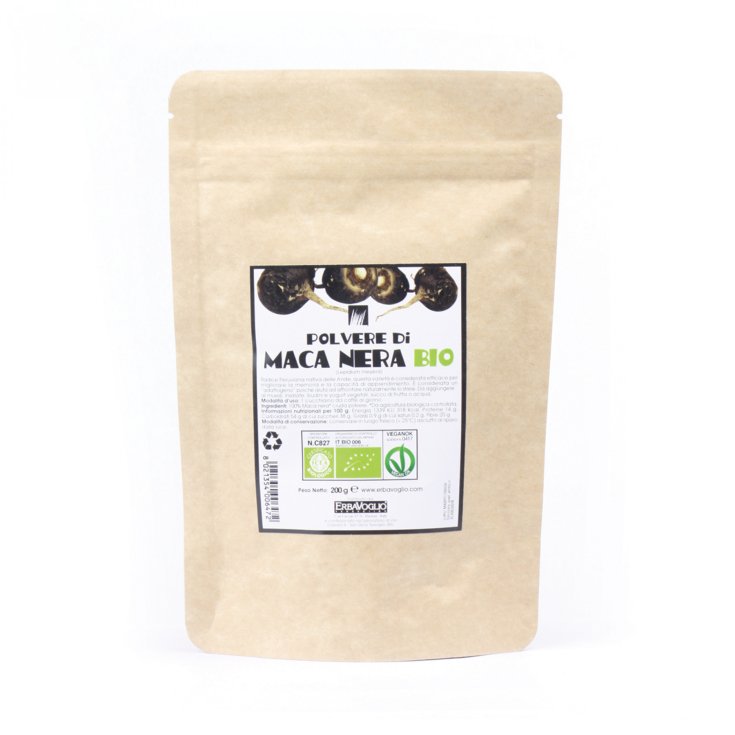 Erbavoglio Organic Black Maca Powder 200g