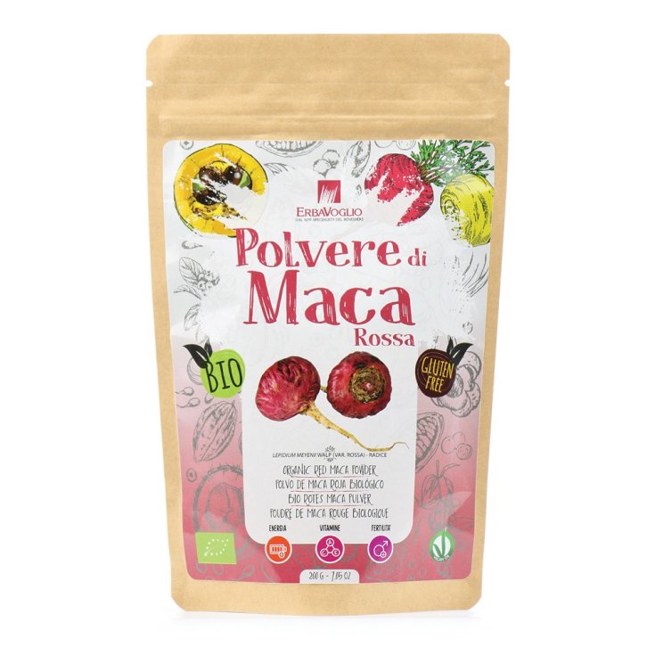 Organic Red Maca Powder ErbaVoglio 200g