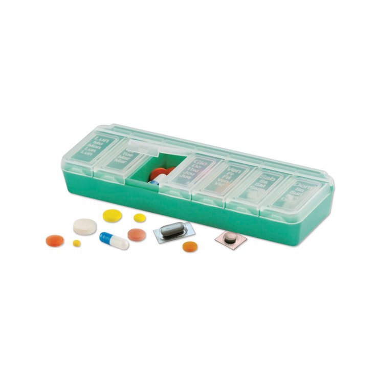 Compact PillolBox Weekly Pill Box