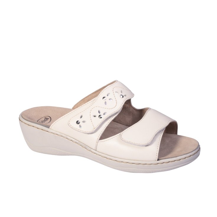 Porzia Scholl® Women's White Memory Cushion® Slipper Size 38