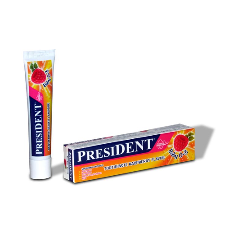 PresiDent Baby 0-3 Raspberry Toothpaste 75ml