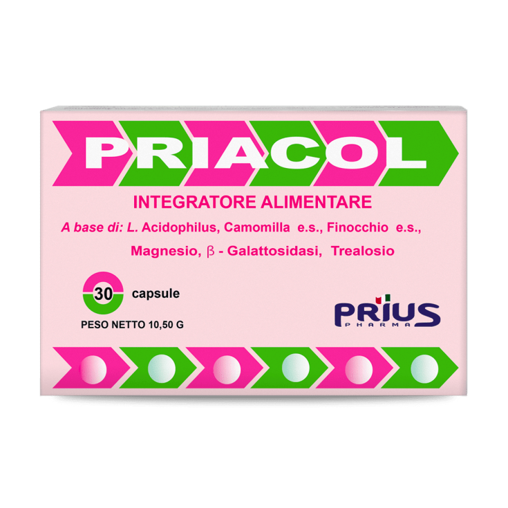 Priacol prius Pharma 30 Capsules