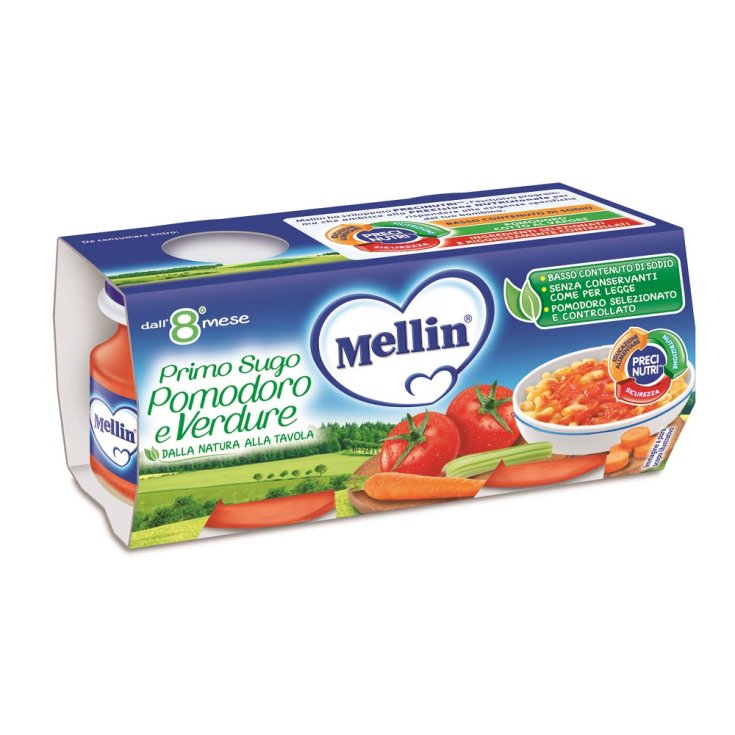 Primo Sauce Tomato And Vegetables Mellin 2x80g