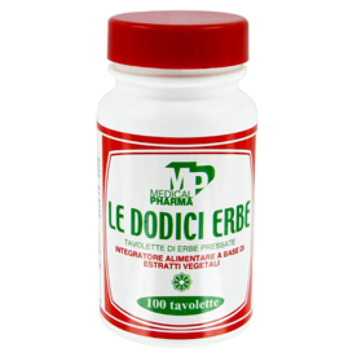 Medical Pharma Le Dodici Erbe Food Supplement 100 Tablets