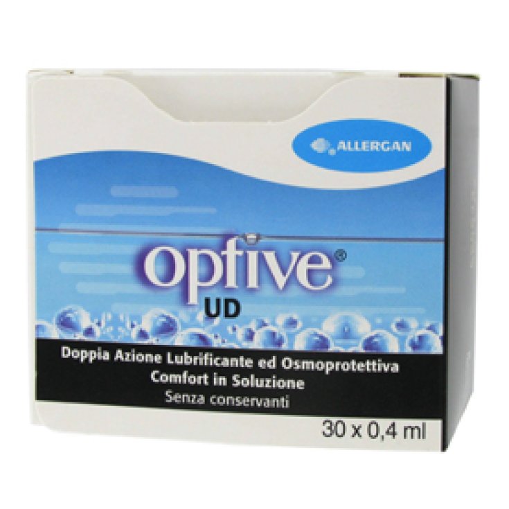 Allergan Optive Ud Double Action Comfort Lubricant Solution 30 Vials Of 0.4ml