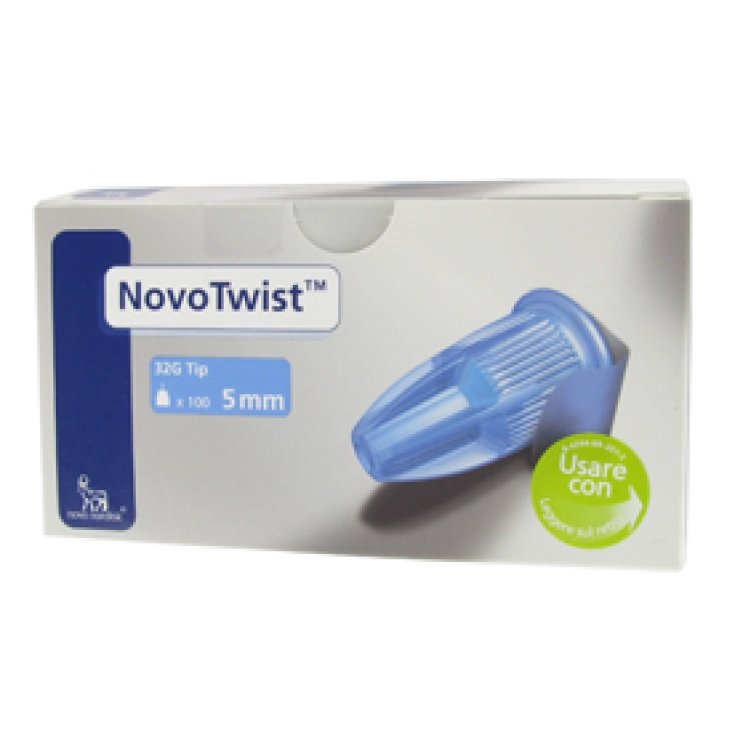 Novotwist G32 Insulin Needles 5mm 100 Pieces