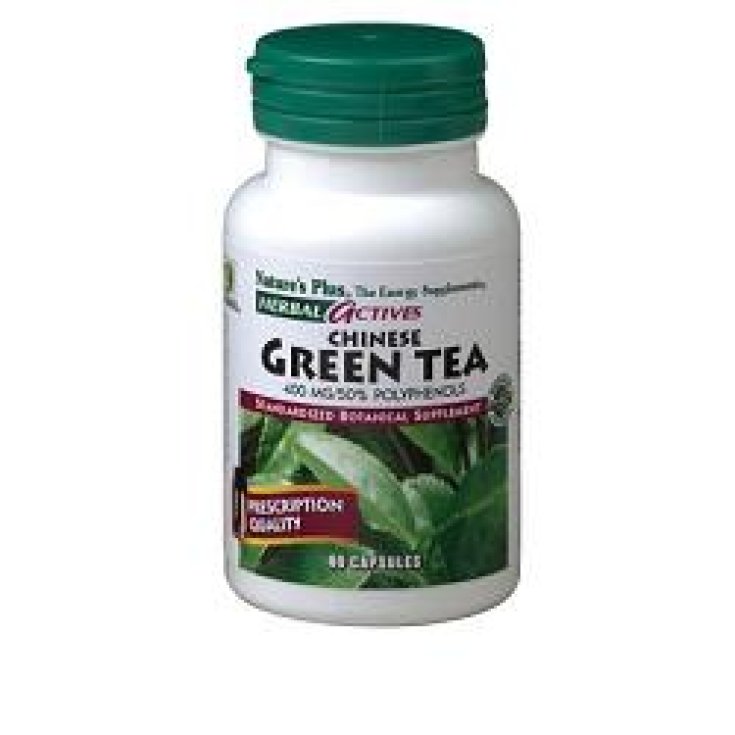 Nature's Plus Herbal Actives Chinese Green Tea Food Supplement 60 Capsules