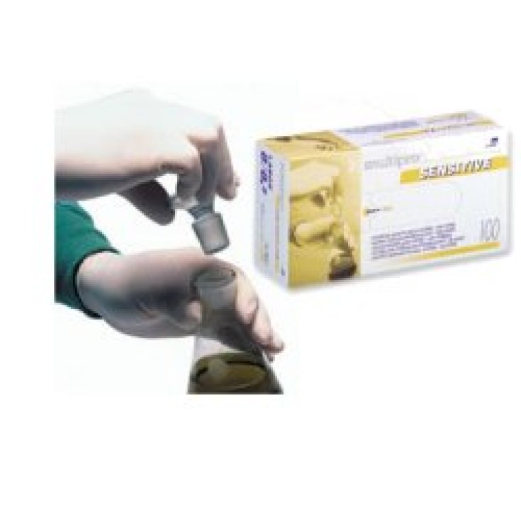 Ico Gloves Multipro Sensitive Medical Gloves Size L 100 Pieces