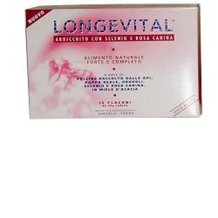 Sanitalia Longevital Forte Food Supplement 15 Vials Of 30g