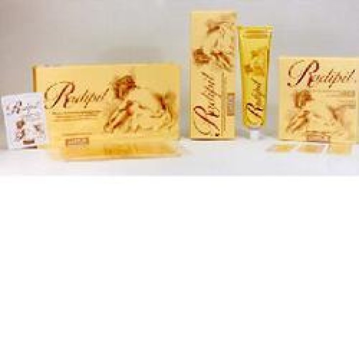 Radipil men's hair removal ready-to-use tear-off strips 12 pieces