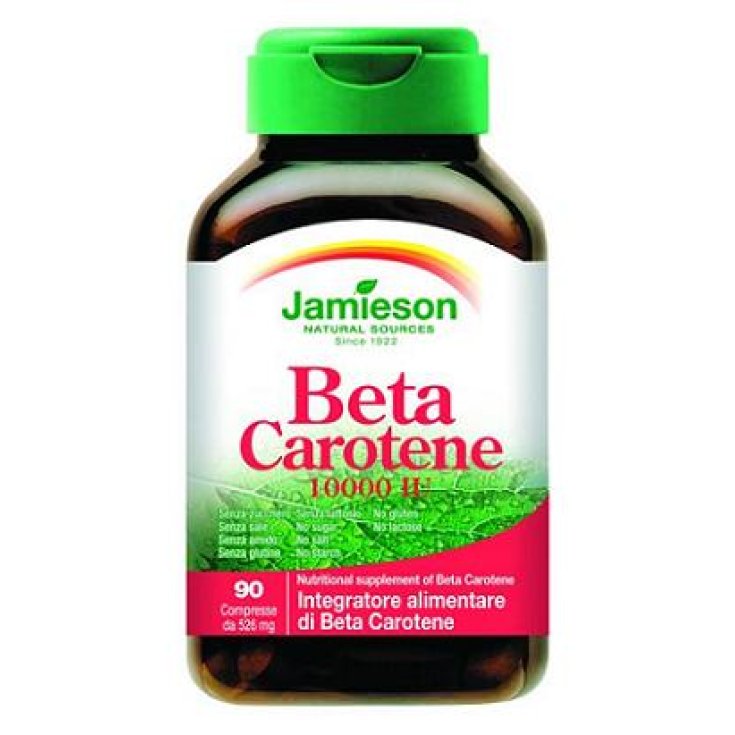 Jamieson Beta Carotene Food Supplement Gluten Free 90 Tablets