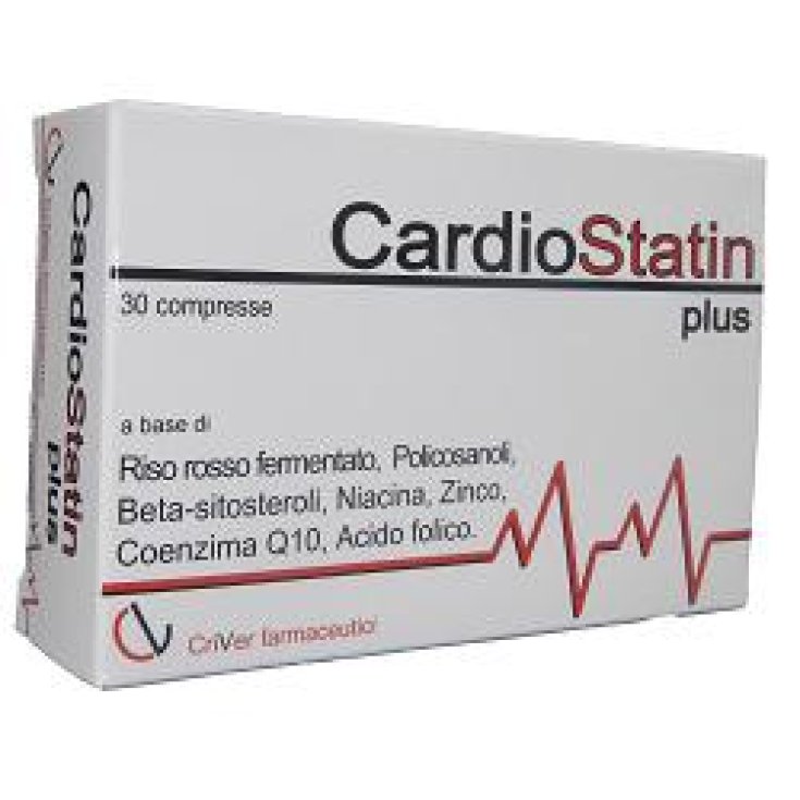 Criver Farmaceutici Cardiostatin Plus Food Supplement 30 Tablets