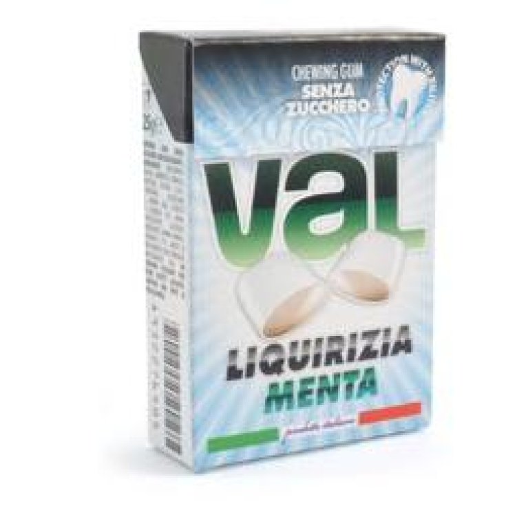 Val Chewing Gum With Licorice And Mint Sugar Free 25g