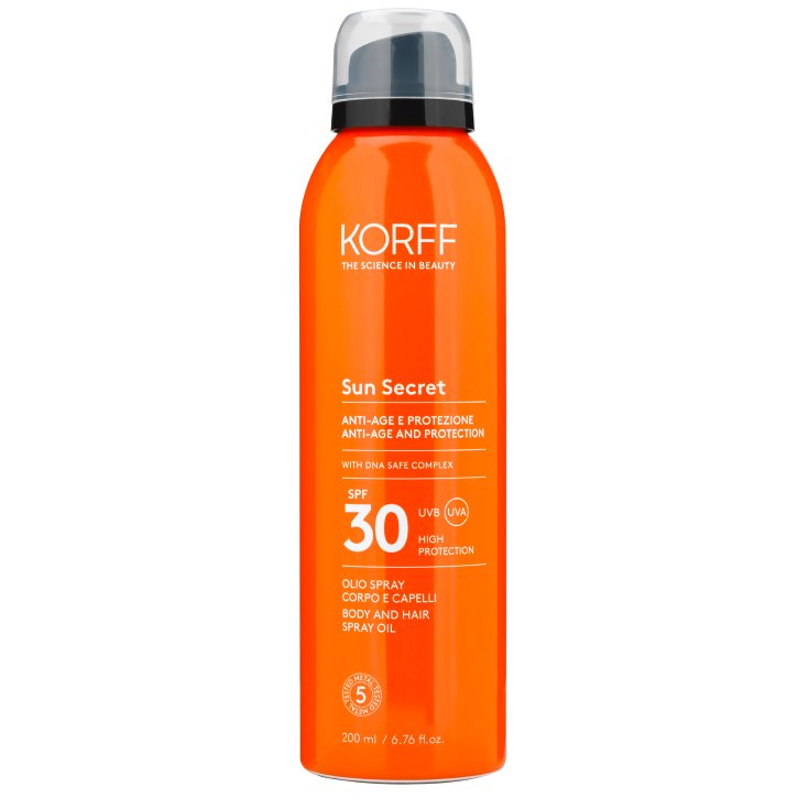 Anti-Aging Protection SPF30 KORFF Sun Secret Hair Body Spray 200ml