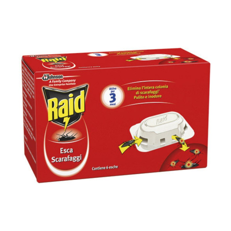 Raid Bait Johnson Cockroaches 6 Pieces