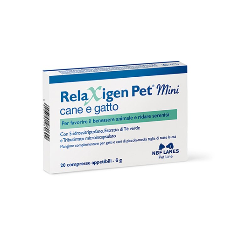 Relaxigen Pet Mini Dog And Cat NBF Lanes 20 Palatable Tablets