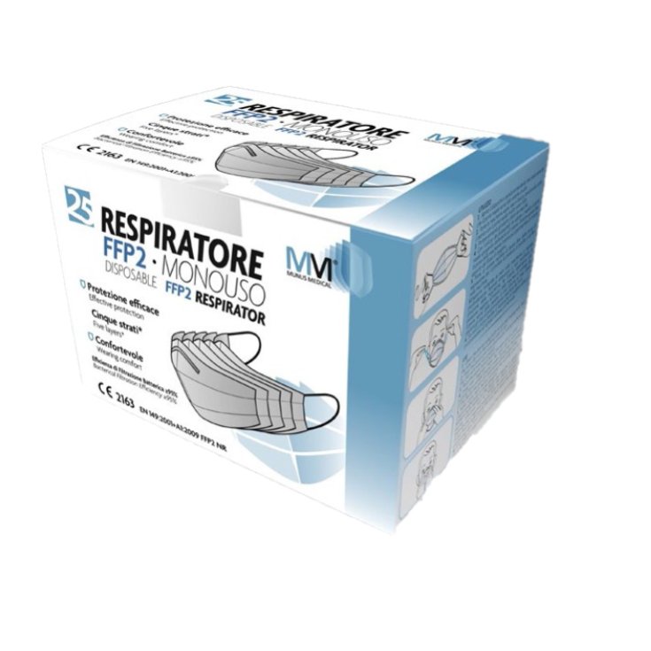 Minus Med Disposable FFP2 Respirator 25 Masks