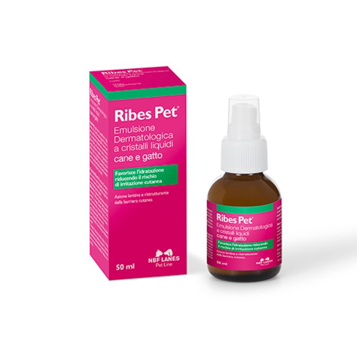 Ribes Pet Dermatological Emulsion With Liquid Crystals Dog And Cat NBF Lanes 50ml