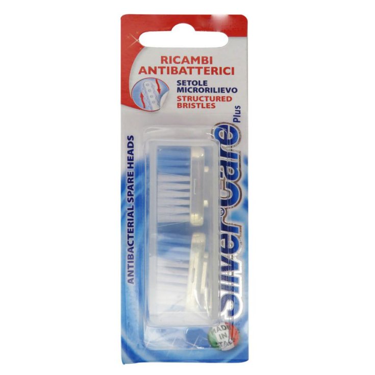 Antibacterial Spare Parts Silver Care Plus 2 Heads