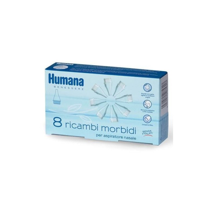 Humana Benessere Nasal Aspirator 8 Soft Parts