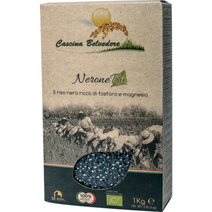 Organic Whole Grain Black Rice Fior Di Loto 1Kg