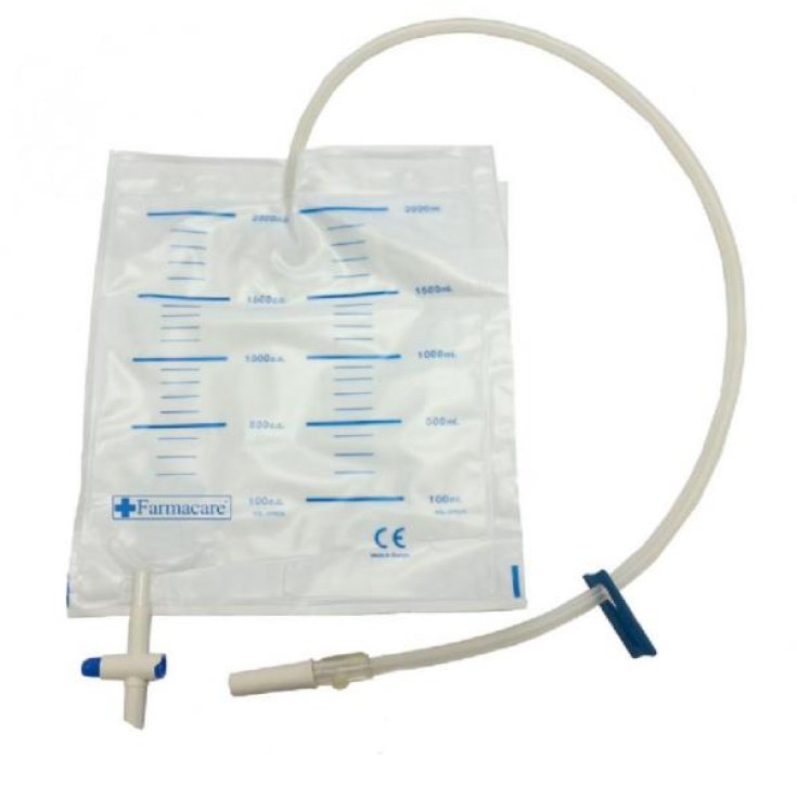 2L Urine Bag with Pharmacare Drain 8 Pieces