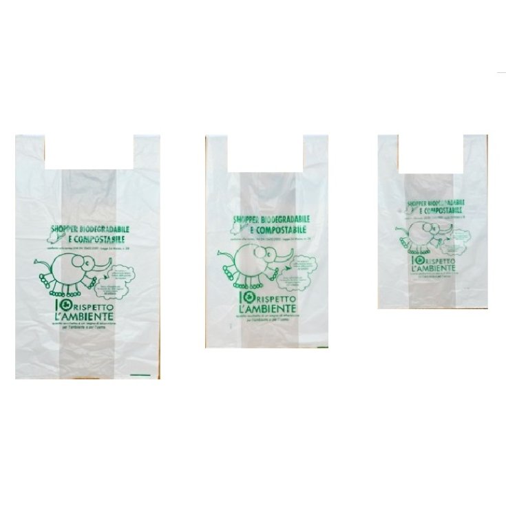 Biocompostable bags Basilotti 17 + 3 + 3x35