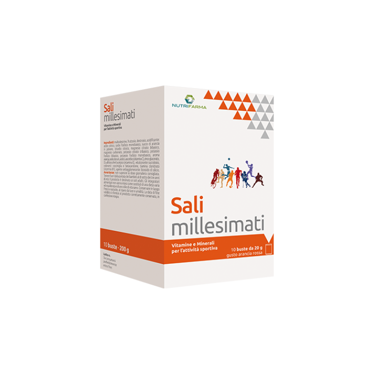 Millesimati NutriFarma Salts by Aqua Viva 10 Sachets of 20g