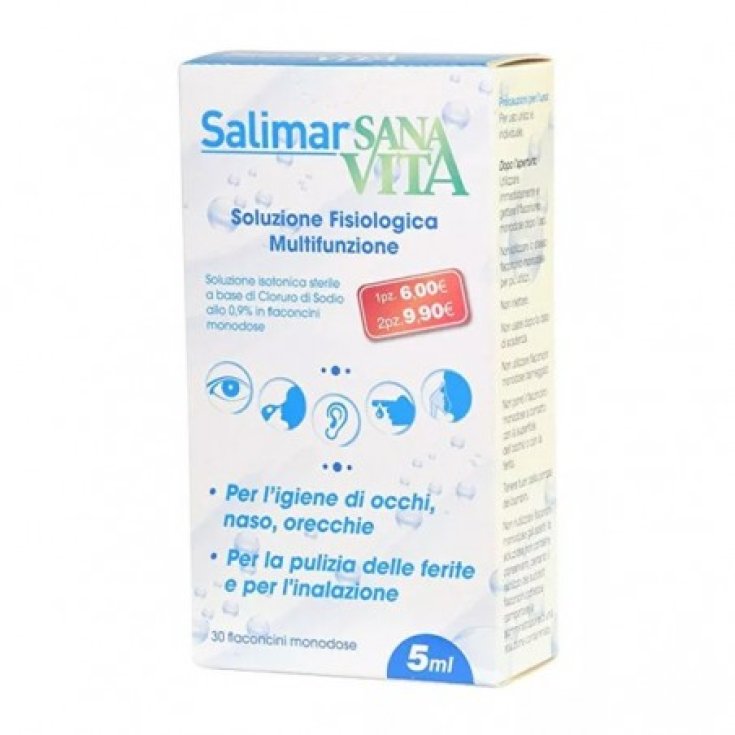 Salimar SanaVita Physiological Solution 30 Vials of 5ml