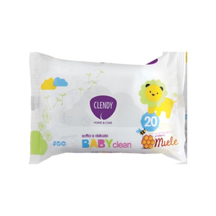 Pharma CLENDY Baby Sanitizing Wipes 20 Pieces