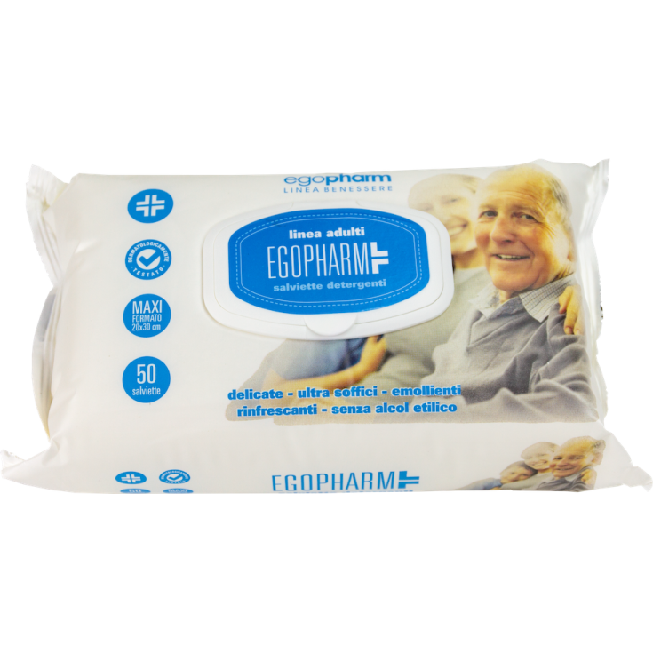 Egopharm Adult Cleansing Wipes 50 Pieces