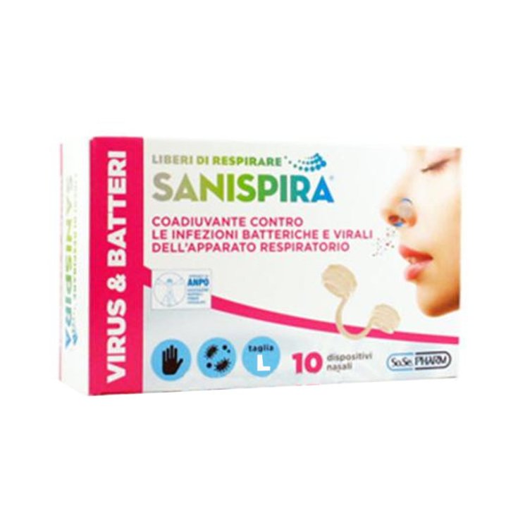 Sanispira® Virus & Bacteria Size L 10 Pieces