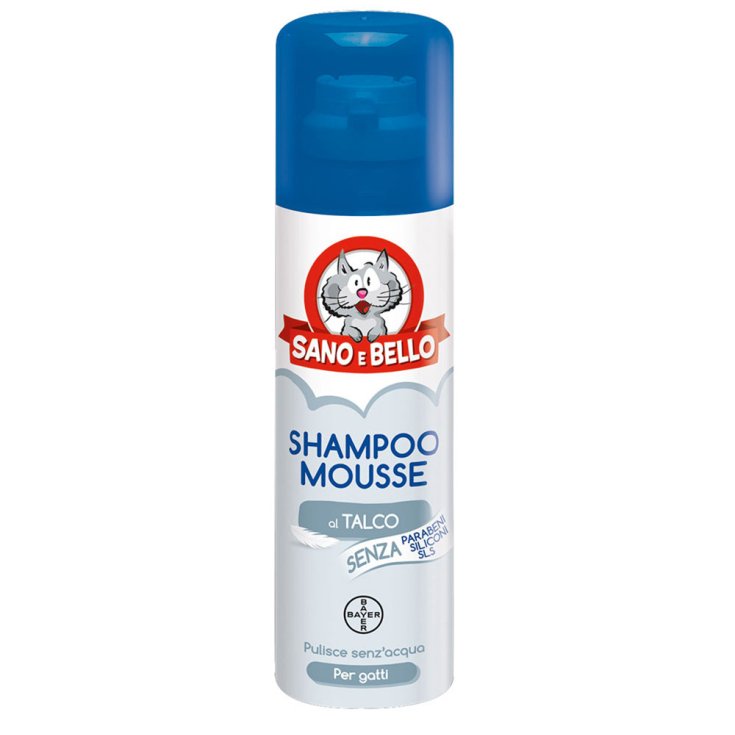 Sano E Bello Shampoo Mousse Cats Perfume Of Talc 200ml