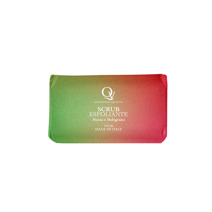 Aquaviva Mint and Pomegranate Scrub Soap 150g