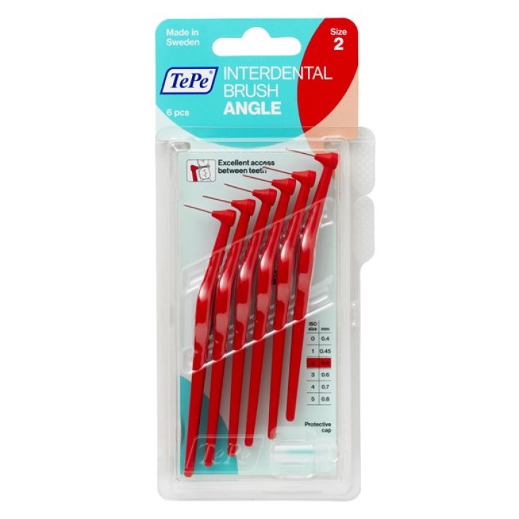 Brush Angle ™ Red 0.5 Tepe 6 Pieces