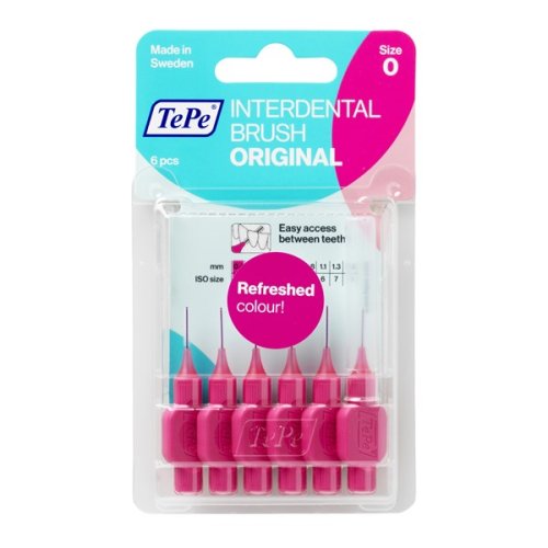 Pink Original Brushes 0.4 Tepe 6 Pieces - Loreto Pharmacy