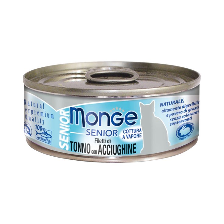Senior Tuna Fillets And Monge Anchovies 80g