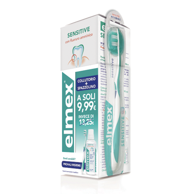 Sensitive Elmex® 400ml + Special Pack Toothbrush