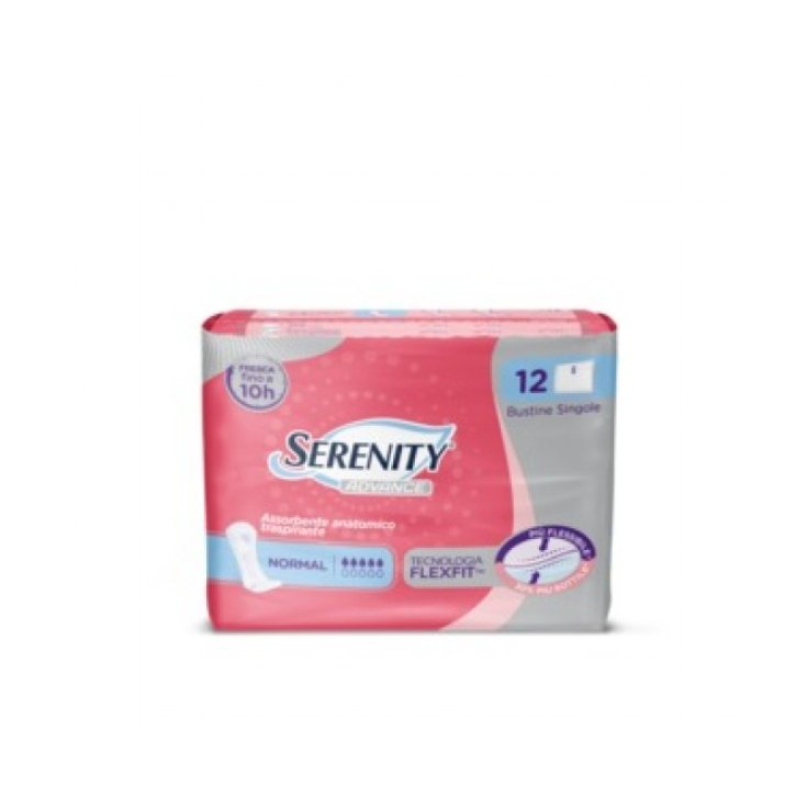 Serenity Advance Anatomical Absorbent Normal 12 Pieces