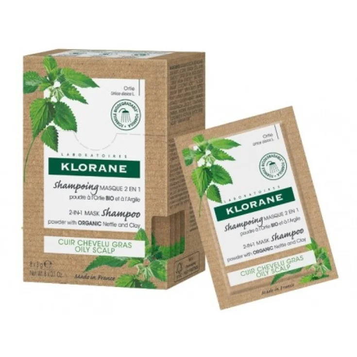 2 In 1 Shampoo Mask Klorane 8x3g