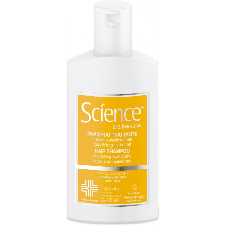 Science Nourishing Elasticizing Treatment Shampoo Fragile and Treated Hair 200ml